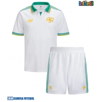 Camisa de Futebol AS Roma Artem Dovbyk #9 Equipamento Alternativo Infantil 2025-26 Manga Curta (+ Calças curtas)